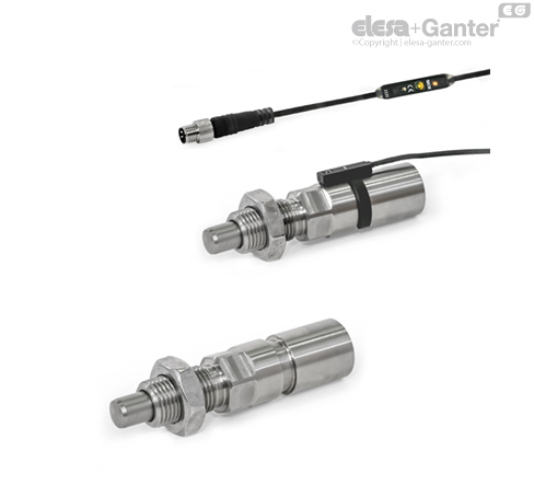 GN 817.7-D Indexing Plungers Pneumatically double-acting, protrude